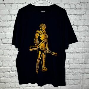 Pro Edge Navy Blue WVU Mountaineers T-Shirt Size 2XL